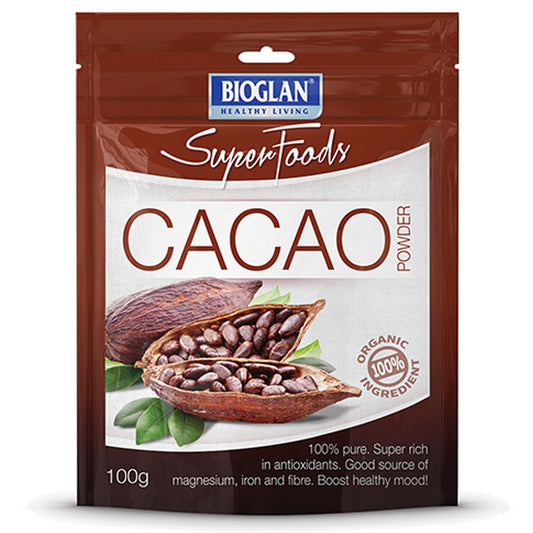 Bio Glan Super Foods Cacao Powder 100g , Grocery-Cooking - HFM, Harris Farm Markets
