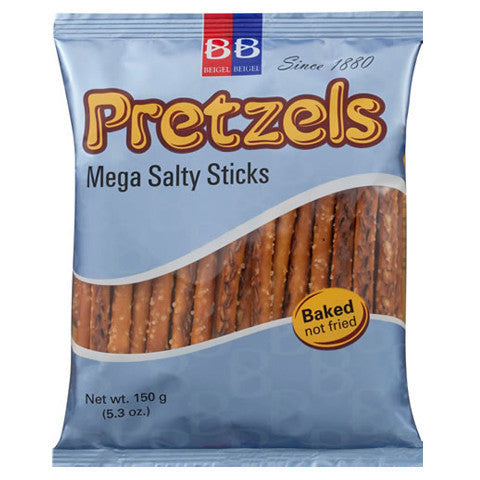 B&B Pretzel Sticks Original 150g , Grocery-Crackers - HFM, Harris Farm Markets
