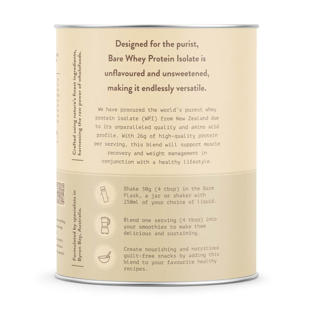 Bare Blends Whey Protein Isolate | Harris Farm Online
