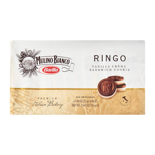 Barilla Mulino Bianco Biscuits Ringo Vanilla Cookies 330g