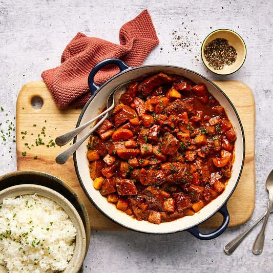 Beef Goulash - with Rice