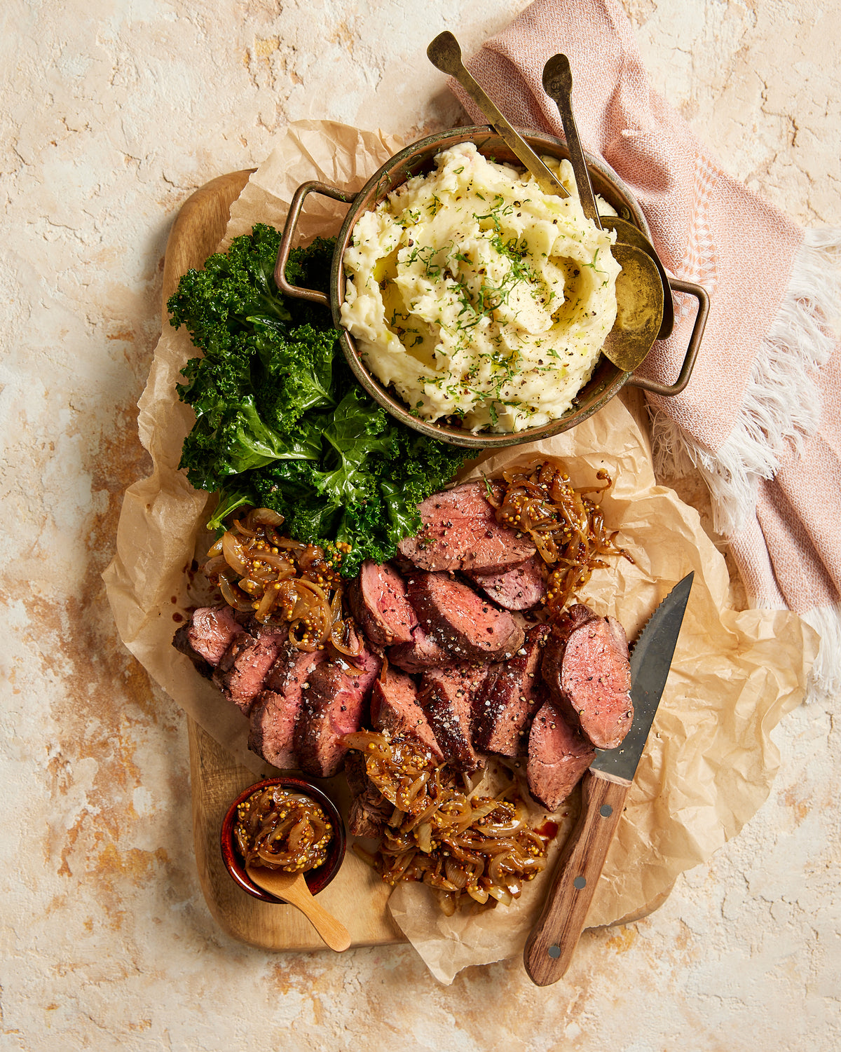 Beef Eye Fillet - with Parsnip & Potato Mash