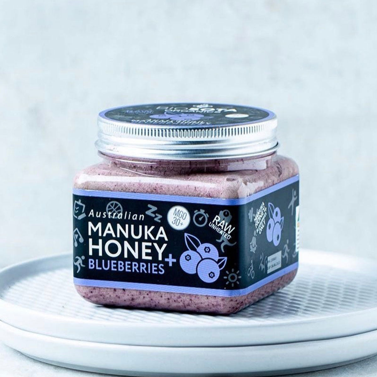 Biosota MGO 30+ Blueberries Honey 350g | Harris Farm Online