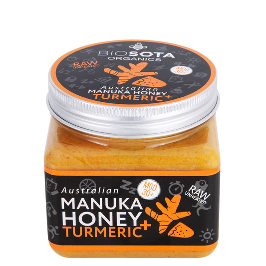 Biosota MGO 30+ Turmeric Honey 350g | Harris Farm Online