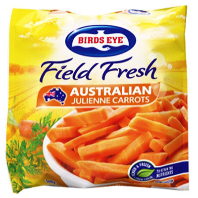 Carrots Julienne Birds Eye (Frozen) (500g) , Retail Store Special - HFM, Harris Farm Markets
