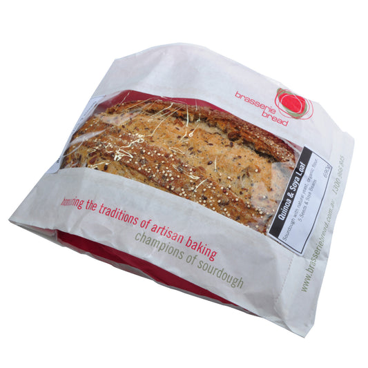 Brasserie Quinoa Soy Loaf 690g , Z-Bakery - HFM, Harris Farm Markets
