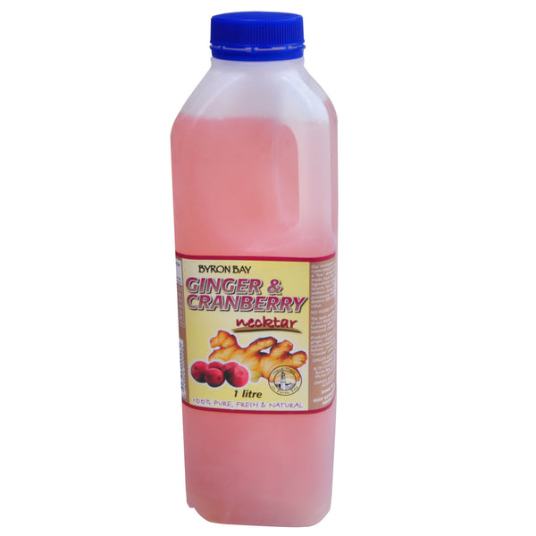 Byron Ginger Nectar Cranbr 1L , Frdg1-Drinks - HFM, Harris Farm Markets
