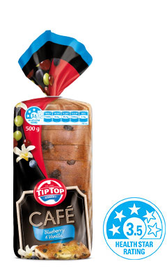 Tip Top Cafe Blueberry and Vanilla 500g
