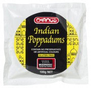 Changs Indian Poppadums 100g , Grocery-Asian - HFM, Harris Farm Markets
