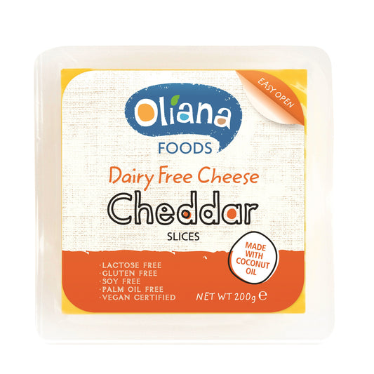 Oliana - Cheese Cheddar Slices Dairy Free (200g)