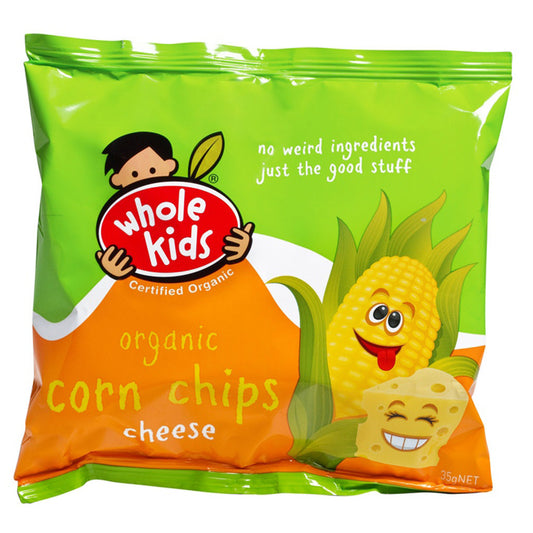 Whole Kids Organic Cheese Corn Chips 35g , Grocery-Confection - HFM, Harris Farm Markets
