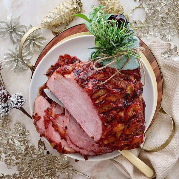 Christmas Ham - with Nectarines and Mixed Berry Glaze | Harris Farm Online
