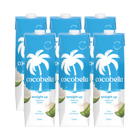 Cocobella Coconut Water Straight Up 6x1L