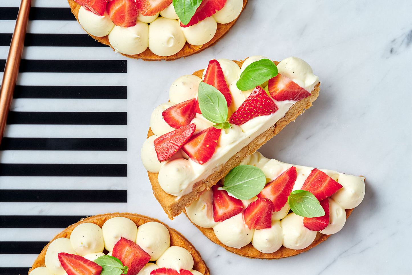 Strawberries N Cream Tart