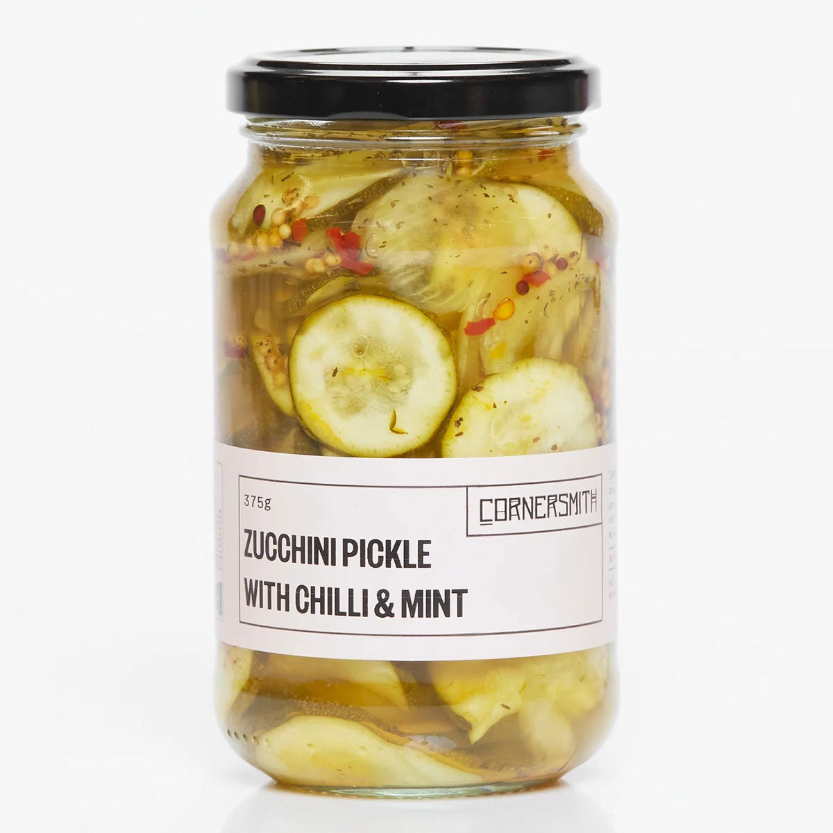 Cornersmith Zucchini Pickle with Chilli & Mint 375g | Harris Farm Online