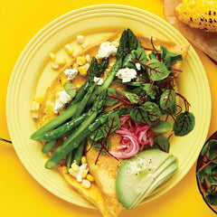 Corn Omelette - with Asparagus and Avocado | Harris Farm Online