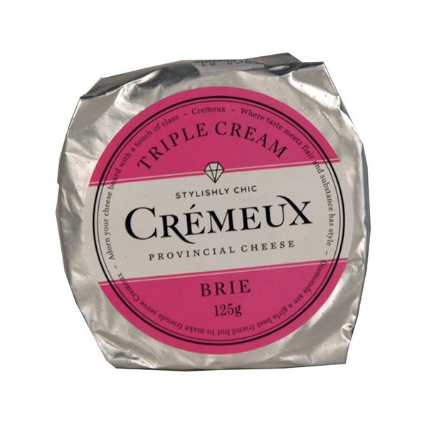 Brie - Triple Cream - Prepacked Cheese Wheel (125g) Cremeux