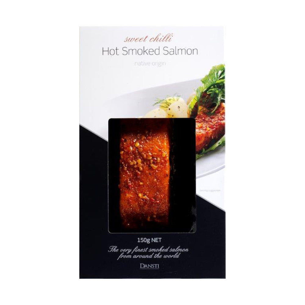 Salmon Hot Smoked Sweet Chilli 150g Dansti , Frdg3-Seafood - HFM, Harris Farm Markets
