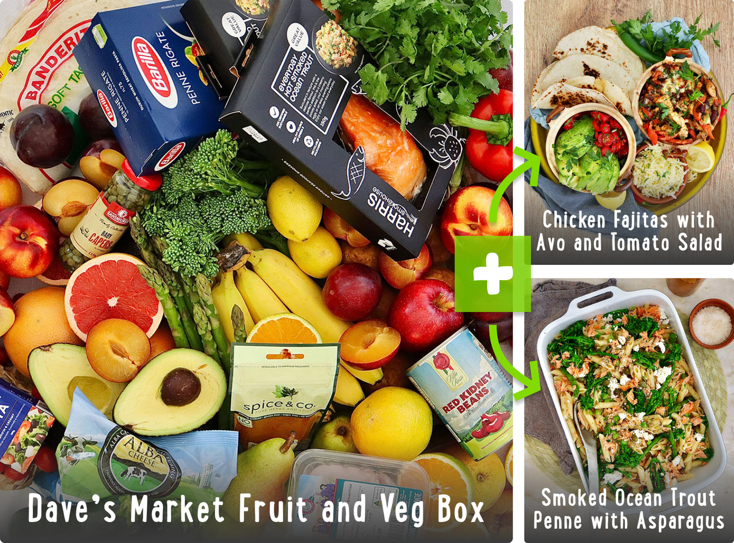 Dave's Recipe Box - Chicken Fajitas and Hot Smoked Trout Penne | Harris Farm Online