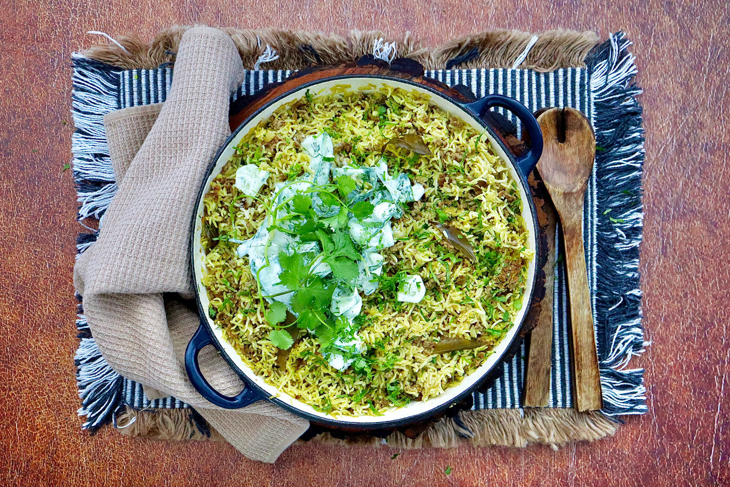 Lamb Biryani - with Cucumber and Coriander Yoghurt | Harris Farm Online