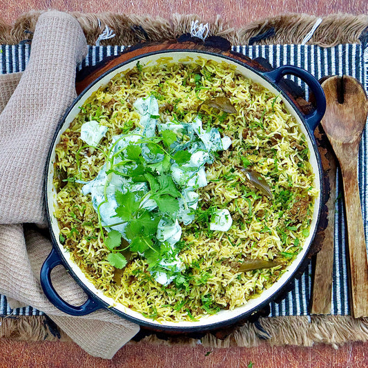 Lamb Biryani - with Cucumber and Coriander Yoghurt | Harris Farm Online