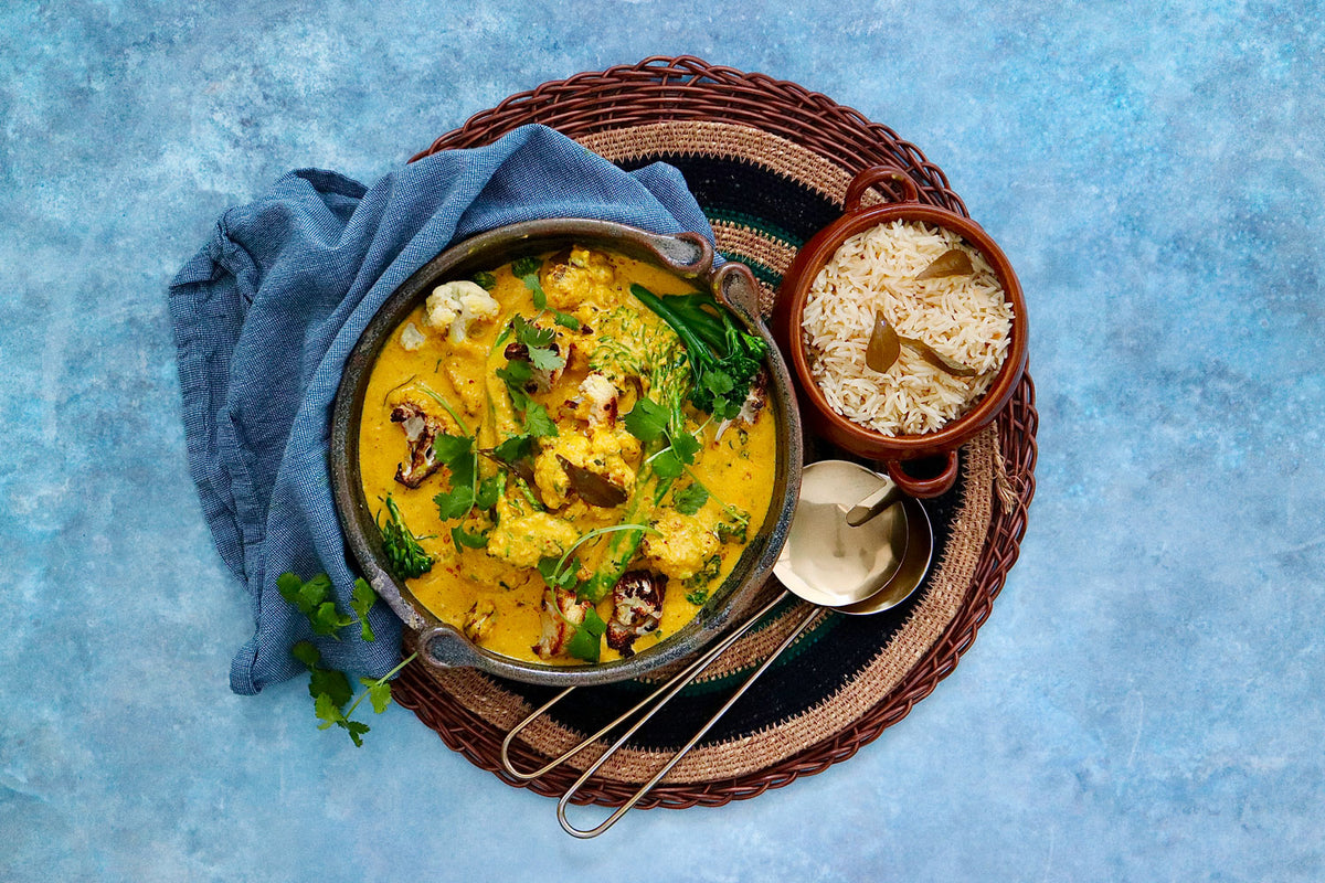 Goan Vegetable Curry - with Roasted Cauliflower and Basmati Rice  | Harris Farm Online