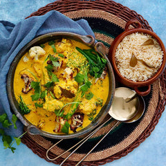 Goan Vegetable Curry - with Roasted Cauliflower and Basmati Rice  | Harris Farm Online
