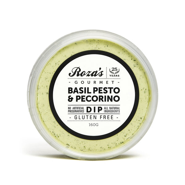 Roza's Gourmet Basil Pesto Pecorino Dip | Harris Farm Online