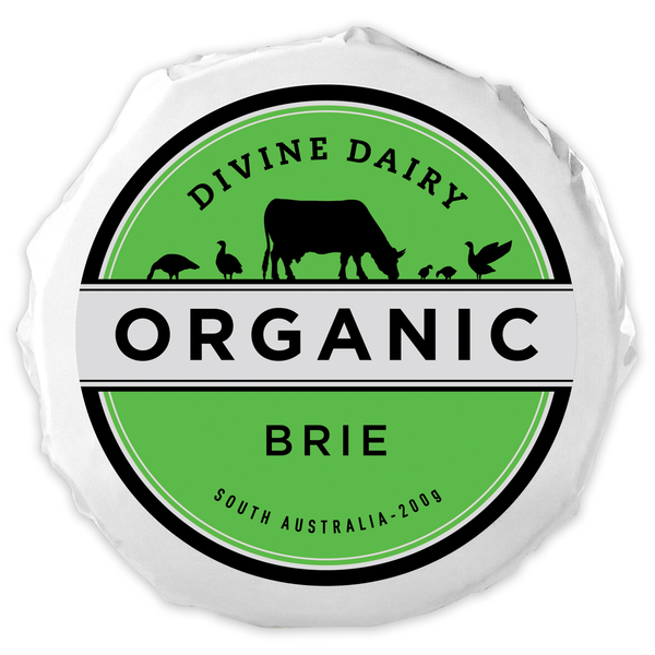 Divine Dairy Organic Brie 200g