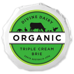 Divine Dairy Organic Triple Cream Brie 450g