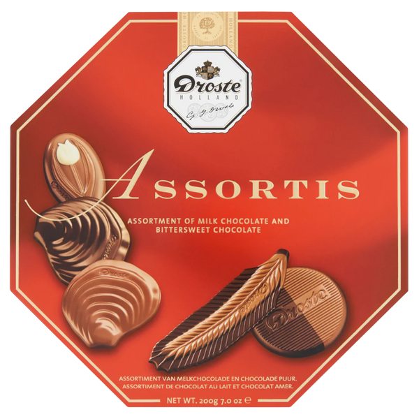 Droste Assortment of Milk Chocolate and Bittersweet Chocolate 200g
