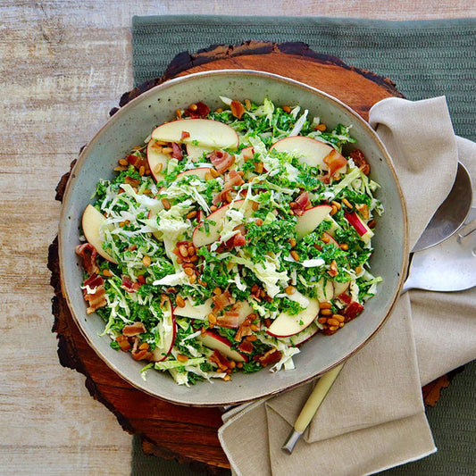 Crispy Bacon, Apple and Kale Slaw - with Yoghurt Ranch Dressing | Harris Farm Online