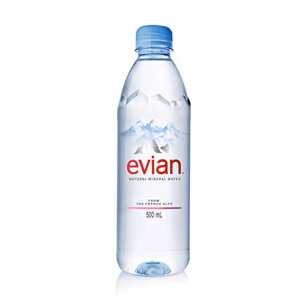 Evian Natural Mineral Water Case 24 x 500ml