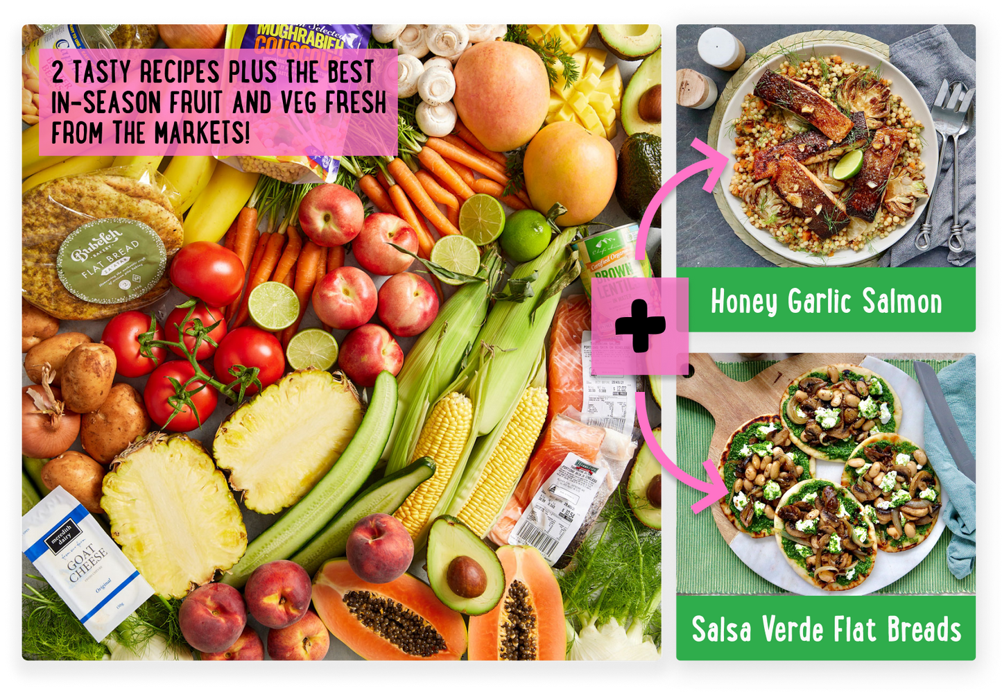 Dave's Recipe Box -  Crispy Salmon Couscous Salad and Mushroom Flat Breads | Harris Farm Online