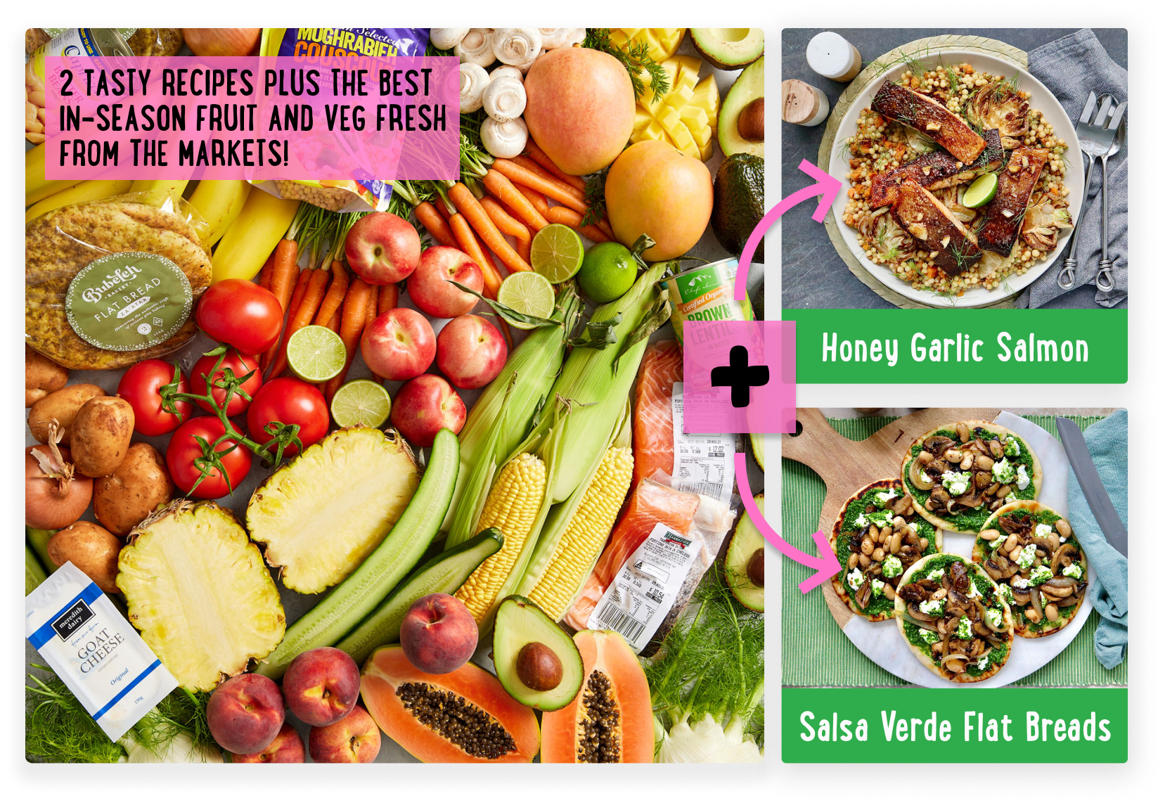 Dave's Recipe Box -  Crispy Salmon Couscous Salad and Mushroom Flat Breads | Harris Farm Online