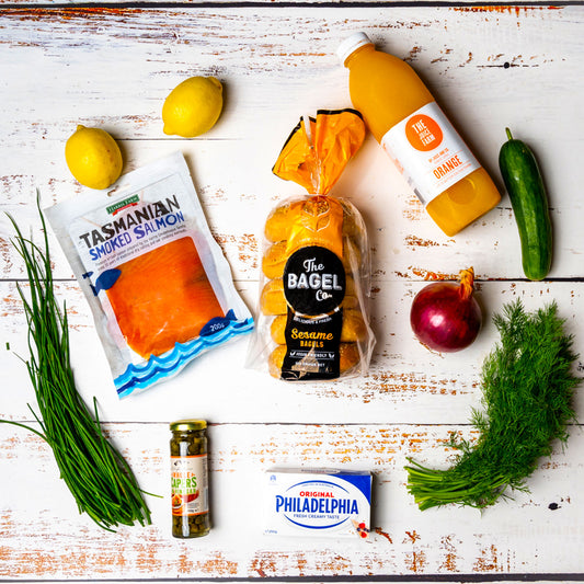 Salmon Bagel Box | Harris Farm Online