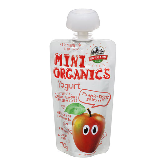 Gippsland Organic Yoghurt Appletastic 70g , Frdg2-Dairy - HFM, Harris Farm Markets

