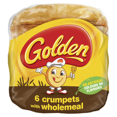 Golden Crumpets Wholemeal 6pk , Z-Bakery - HFM, Harris Farm Markets
