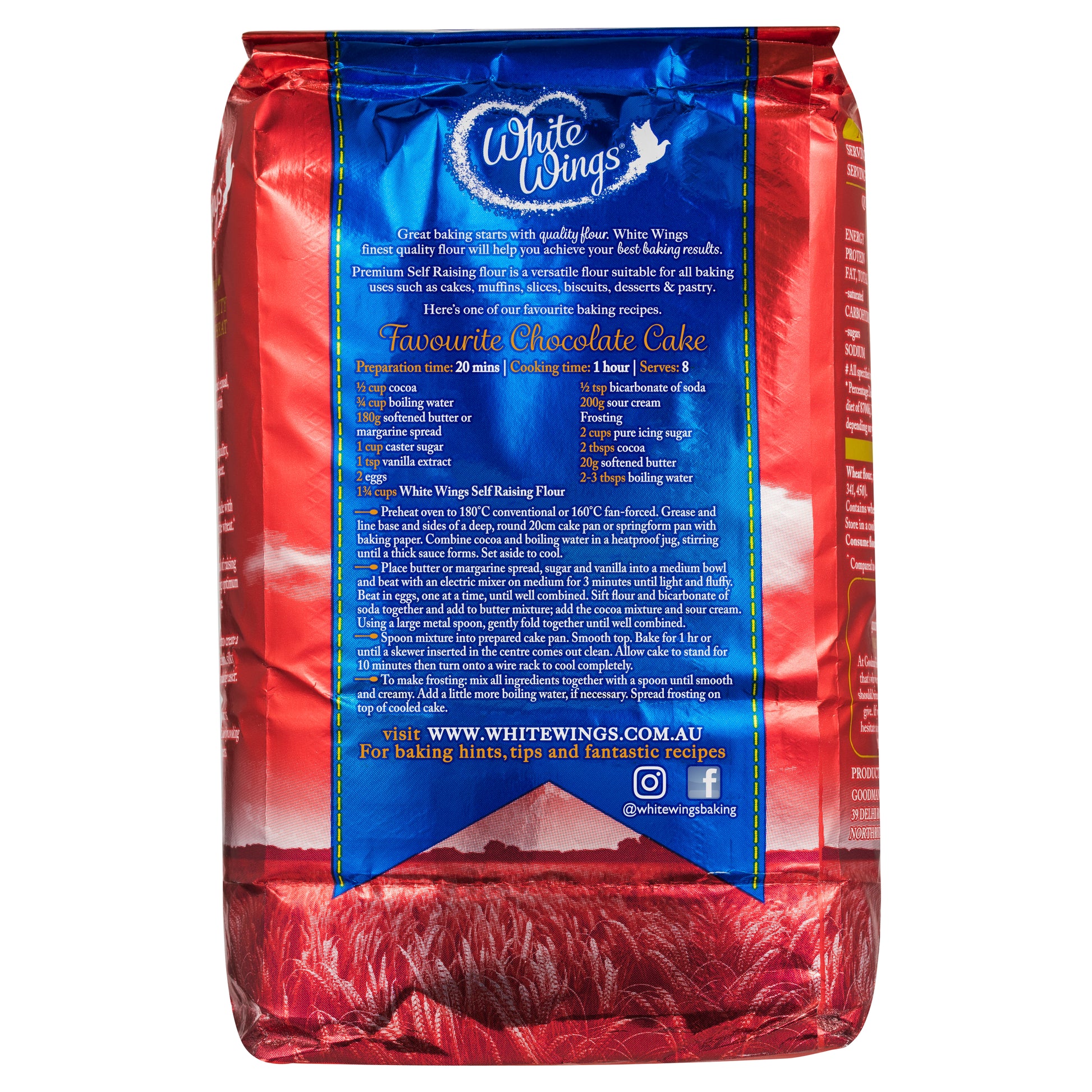  White Wings Self Raising Flour | Harris Farm Online