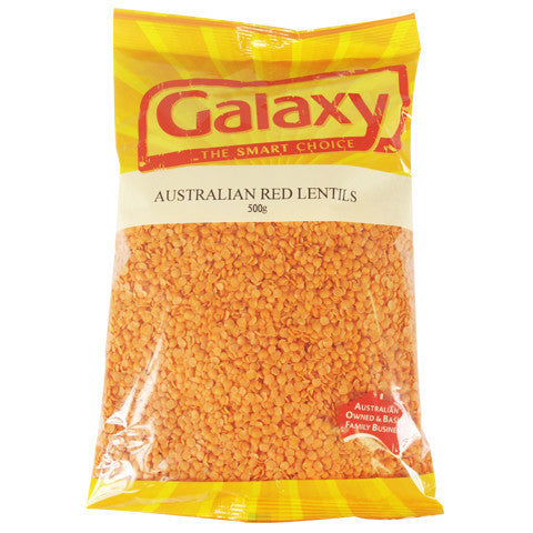 Galaxy Red Lentils 500g , Grocery-Dry Goods - HFM, Harris Farm Markets
