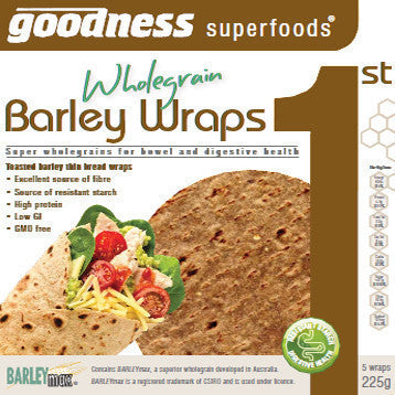 Goodness Barley Wraps 225g , Z-Bakery - HFM, Harris Farm Markets
