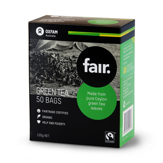 Oxfam - Green Tea (50 Teabags, 100g)