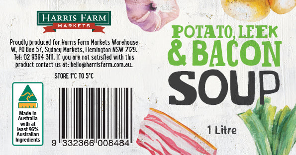 Harris Farm Soup Jar - Potato, Leek and Bacon Soup | Harris Farm Online