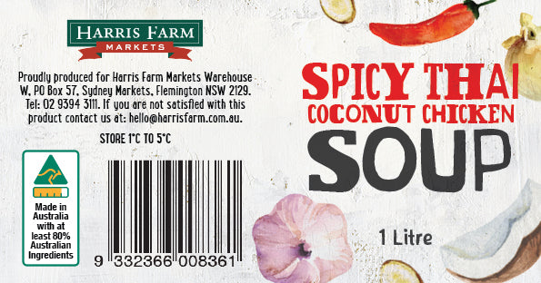 Harris Farm Soup Jar - Spicy Thai Coconut Chicken Soup | Harris Farm Online