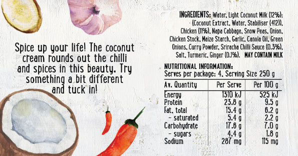 Harris Farm Soup Jar - Spicy Thai Coconut Chicken Soup | Harris Farm Online