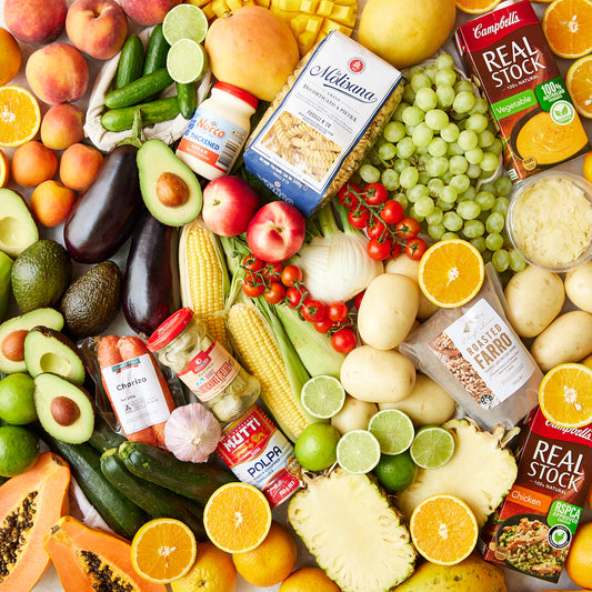 Dave's Recipe Box - Zucchini Parmesan Fusilli Pasta and Tomato Farro Risotto | Harris Farm Online