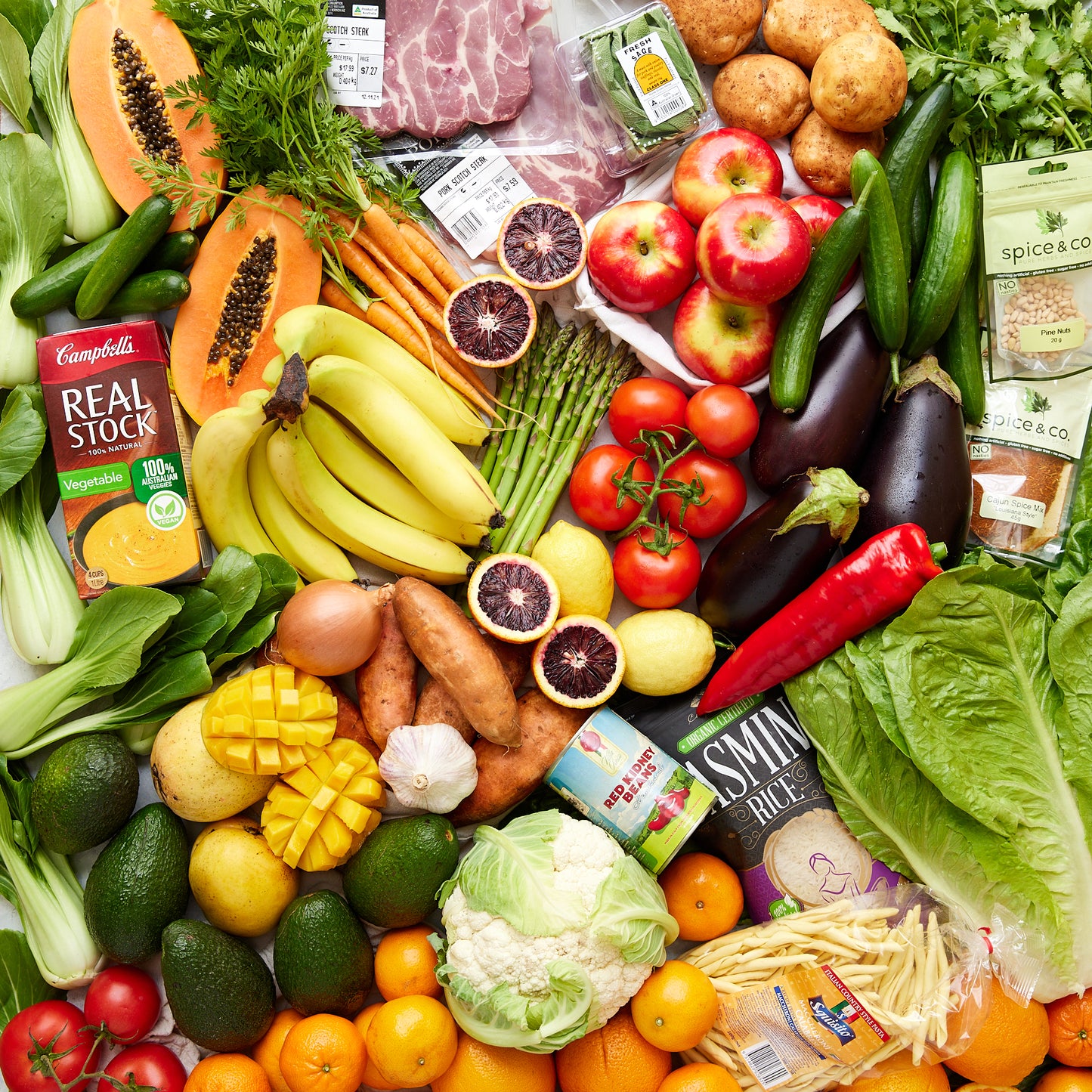 Dave's Recipe Box -  Pumpkin Pecorino Maccheroni and Cajun Pork Steaks | Harris Farm Online