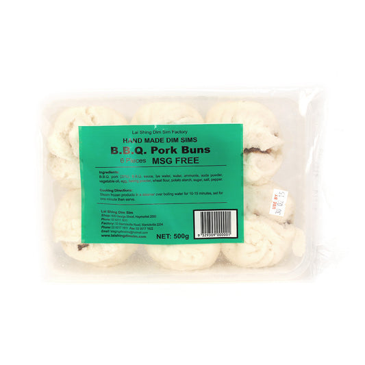 Laishing BBQ Pork Bun 500g , Frdg3-Asian - HFM, Harris Farm Markets
