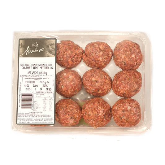 Nonna's Beef - Gourmet Mini Meatballs | Harris Farm Online