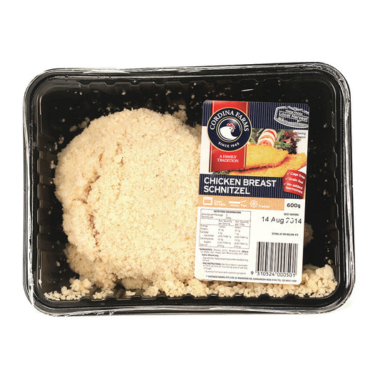Chicken Schnitzel Breast min 600g , Frdg5-Meat - HFM, Harris Farm Markets
